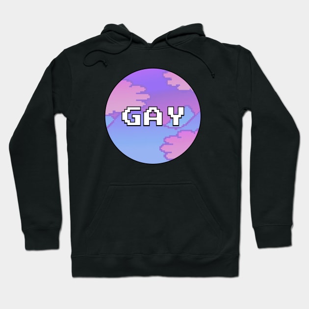 Gay - Lowfi Anime Aesthetic Hoodie by Football from the Left